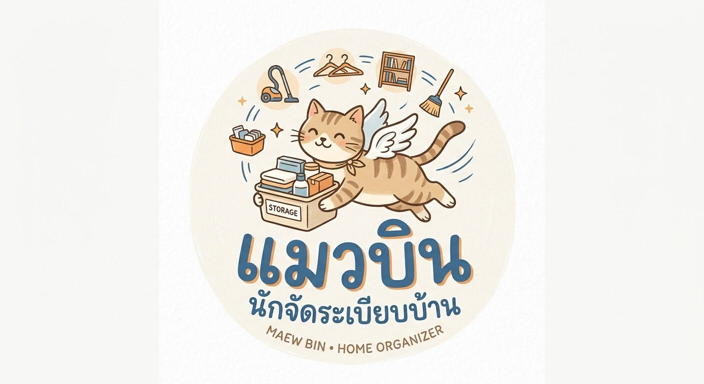 แมวบิน นักจัดระเบียบบ้าน แมวมีปีกพร้อมอุปกรณ์จัดบ้าน